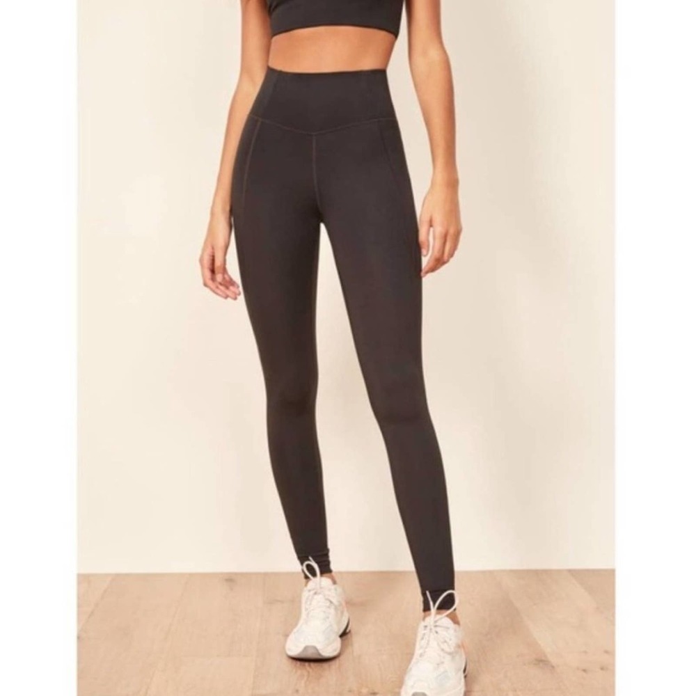 Girlfriend Collective High Waist Black Leggings S